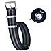 Cinturino Per Orologio In Nylon Per Omega Seamaster, Speedmaster, Planet Ocean Black+grey 22 Mm - Foto miniatura 3