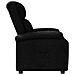 Poltrona Reclinabile In Tessuto Nero - Foto miniatura 3