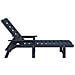 Lettino prendisole Blu Navy 53x162x98.5 cm HDPE - Foto miniatura 5