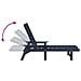 Lettino prendisole Blu Navy 53x162x98.5 cm HDPE - Foto miniatura 9