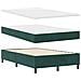 Letto a Molle con Materasso e Panca Verde Scuro 120x200 cm Velluto - Foto miniatura 3