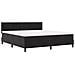 Letto a Rete con Materasso Nero Super King in Velluto - Foto miniatura 3