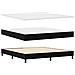 Letto a Rete con Materasso Nero Super King in Velluto - Foto miniatura 5