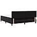 Letto a Rete con Materasso Nero Super King in Velluto - Foto miniatura 8