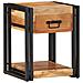 Comodino 40x35x50 cm Legno di acacia massello - Foto miniatura 1