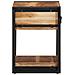 Comodino 40x35x50 cm Legno di acacia massello - Foto miniatura 7