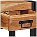 Comodino 40x35x50 cm Legno di acacia massello - Foto miniatura 9