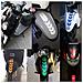 Set Di 2 Adesivi Personalizzati Per Parafango Moto - Design Unico E Riflettente Black - Foto miniatura 4