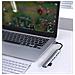 Hub Usb /usb-c Con 1 Usb 3.0 + 6 Usb 2.0 Silver - Foto miniatura 4