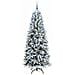 Albero di Natale artificiale con 300 LED Bianco 210 cm - Foto miniatura 4