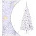 Albero di Natale artificiale Bianco 180 cm PVC e Acciaio - Foto miniatura 1