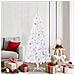 Albero di Natale artificiale Bianco 180 cm PVC e Acciaio - Foto miniatura 2