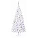 Albero di Natale artificiale Bianco 180 cm PVC e Acciaio - Foto miniatura 3