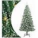 Albero di Natale Artificiale Imbiancato con Luci LED 210 cm - Foto miniatura 1