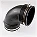 Giunto Flessibile Per Tubi  Gomito 90mm In Pvc Elastomer - Foto miniatura 1