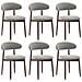 Set da 6 sedie da pranzo, robuste ed eleganti, in stile minimalista scandinavo, ideali per sala da pranzo e cucina, colore verde - Foto miniatura 1