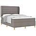 Letto a molle con materasso Talpa 200 x 140 cm Tessuto - Foto miniatura 1