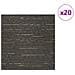 Piastrella per Tappeto Striato Marrone Chiaro 50 x 50 cm 20 pcs - Foto miniatura 3