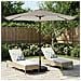 Parasol da Giardino con Luci LED 300 x 300 cm Poliestere - Foto miniatura 6
