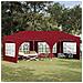 Tenda per feste a pop-up 575 x 288 x 245 cm Borgogna - Foto miniatura 2