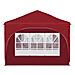 Tenda per feste a pop-up 575 x 288 x 245 cm Borgogna - Foto miniatura 6