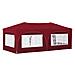 Tenda per feste a pop-up 575 x 288 x 245 cm Borgogna - Foto miniatura 7