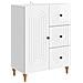 Credenza Bianco Lucido 66 x 34,5 x 90 cm Legno ingegnerizzato - Foto miniatura 1