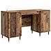 Scrivania Legno antico 142,5 x 50 x 75 cm Legno ingegnerizzato - Foto miniatura 1