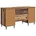 Scrivania Legno antico 142,5 x 50 x 75 cm Legno ingegnerizzato - Foto miniatura 6