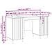 Scrivania Legno antico 142,5 x 50 x 75 cm Legno ingegnerizzato - Foto miniatura 8