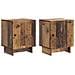 Armadio da Notte 2 pcs Legno antico 43 x 34,5 x 50 cm - Foto miniatura 1