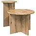 Set tavolini 2 pcs Rovere Artigianale Legno ingegnerizzato - Foto miniatura 1
