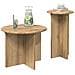 Set tavolini 2 pcs Rovere Artigianale Legno ingegnerizzato - Foto miniatura 2