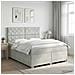 Letto box spring con materasso Grigio Chiaro 140 x 190 cm - Foto miniatura 2