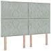 Letto box spring con materasso Grigio Chiaro 140 x 190 cm - Foto miniatura 4
