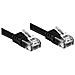 ICOC U6EB-FL-200BK - Cavo di rete Patch piatto in Rame Cat. 6 Nero UTP 20 mt - Foto miniatura 2