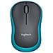 Mouse Wireless M185 Ottico 3 Tasti 1000 DPI Colore Nero e Blu - Foto miniatura 6