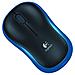 Mouse Wireless M185 Ottico 3 Tasti 1000 DPI Colore Nero e Blu - Foto miniatura 3