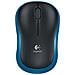 Mouse Wireless M185 Ottico 3 Tasti 1000 DPI Colore Nero e Blu - Foto miniatura 1