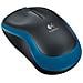 Mouse Wireless M185 Ottico 3 Tasti 1000 DPI Colore Nero e Blu - Foto miniatura 4