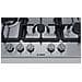 Piano Cottura PGS7B5B90 a Gas 5 Fuochi Gas Colore Acciaio Inox - Foto miniatura 5