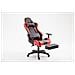 Sedia Gaming Boavista in Similpelle I Poltrona Racing con Doppio Cuscino I Sedia Ufficio Sportiva Portata Max 136 kg I Sedia Gamer Nero Rosso con Poggiapiedi - Foto miniatura 5