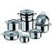 Gourmet Batteria, 14 Pezzi, Acciaio Inossidabile 18/10 - Foto miniatura 1