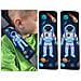 2x Protezione Per Cintura Di Sicurezza, Spallina Imbottita, Cuscino Per Auto, Copricintura Per Bambini Con Astronauta Nello Spazio (space Astronaut) - Anche Per Seggiolini Su Auto E Bici - Foto miniatura 1