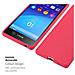 Custodia Compatibile Con Sony Xperia M5 In Frost Rosso - Coperchio Protettivo In Silicone Tpu Flessibile - Foto miniatura 5
