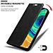 Custodia Compatibile Con Huawei Mate 30 In Nero Di Notte - Coperchio Protettiva Con Chiusura Magnetica, Funzione Stand E Tasca Per Le Carte - Foto miniatura 8