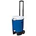 Sport 5 Gallon Roller Distributore Di Bevande Isolato Con Ruote, 18.9 Litro, Blu - Foto miniatura 1