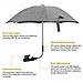 Carrozzina Ombrellone Universal Uv Ombrellone Per Passeggini E Buggy Clip Su Passeggino Ombrello Passeggino Sun Ombrellone Con Morsetto Di Fissaggio Regolabili Grigio Il 73 Cm Diametro - Foto miniatura 3