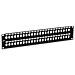 48-port Blank Keystone 2u Hd Patch Panel Tc-kp48 Cat 5 5e 6 6a 2u 19 Pollici Rackmount Ready Hd Keystone Rete Patch Panel Consigliato Con Tc-k25c6 Tc-k50c6 Cat6 Keystone Jacks - Foto miniatura 1