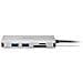 Docking Station UH1400P Hub Portatile Senza driver 8-in-1 USB-C Colore Argento Nero - Foto miniatura 2